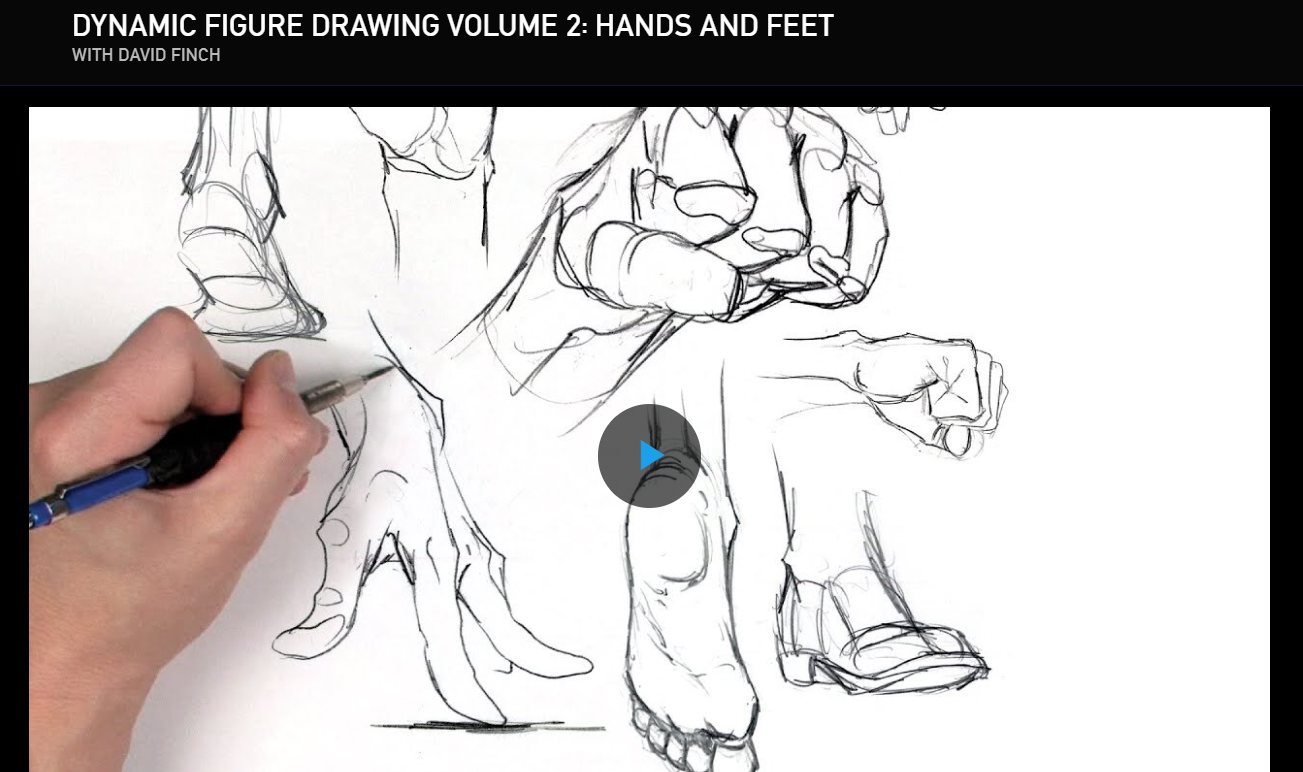 Dynamic Figure Drawing Course Khóa học DYNAMIC FIGURE DRAWING VOLUME 2: HANDS AND FEET - Vẽ Chút Chơi